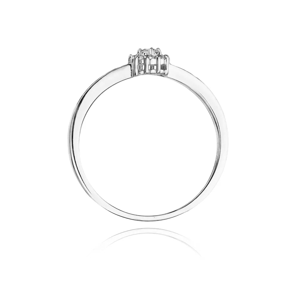 zlatý prsteň s diamantmi 0,04 ct a 0,054 ct w0091-diw-01