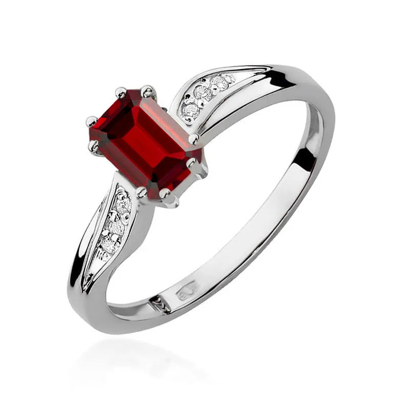 zlatý prsteň s 0,80 ct rubínom a 0,03 ct diamantmi w0094-rur-01