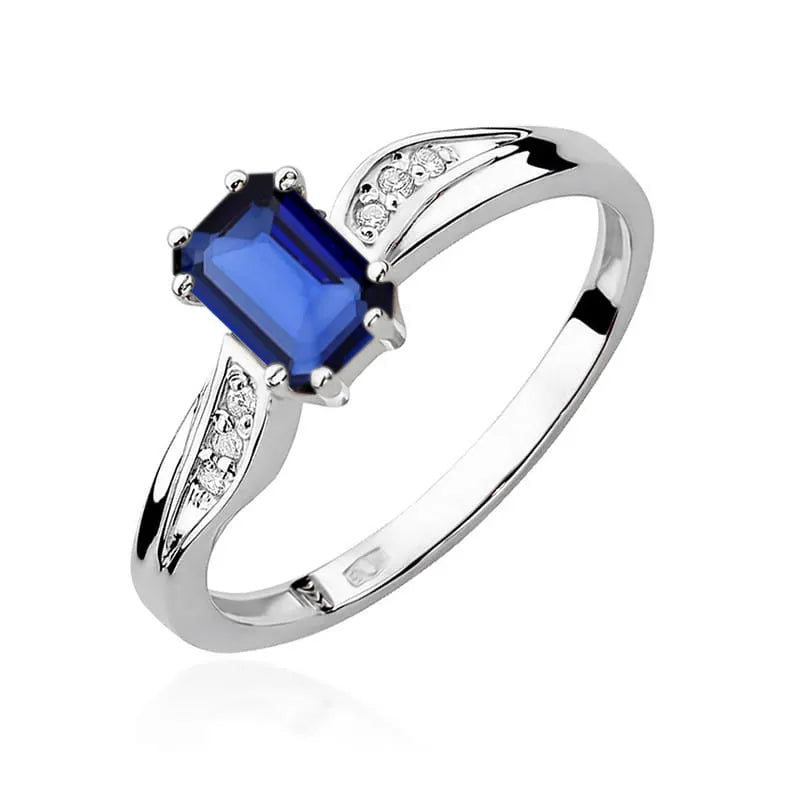 zlatý prsteň s 0,60 ct zafírom a 0,03 ct diamantmi w0094-sab-01