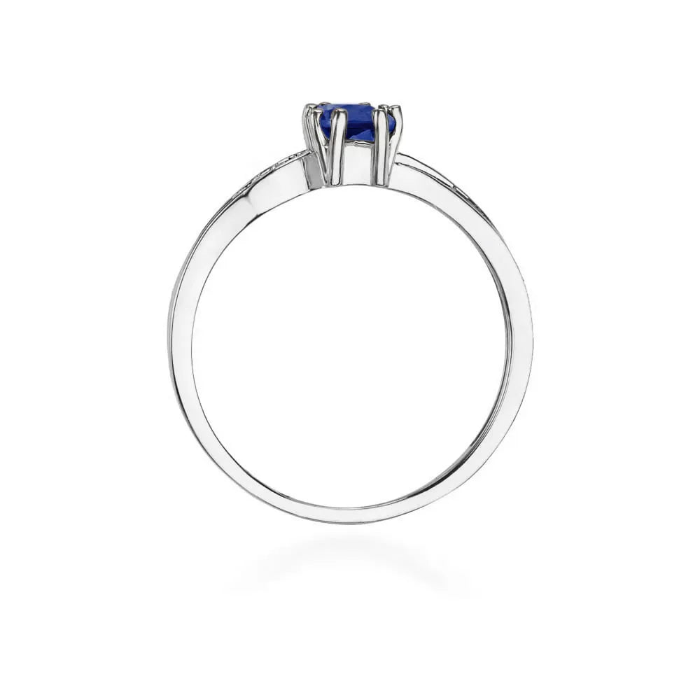 zlatý prsteň s 0,60 ct zafírom a 0,03 ct diamantmi w0094-sab-01