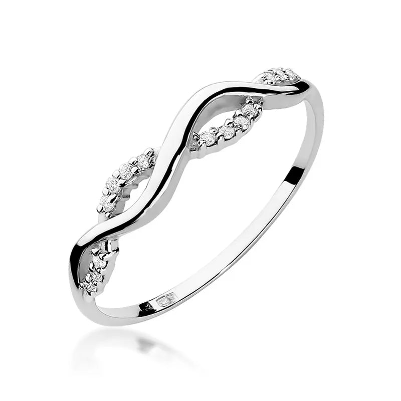 zlatý prsteň s diamantmi 0,07 ct w0096-diw-01
