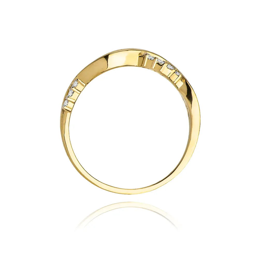zlatý prsteň s diamantmi 0,07 ct w0096-diw-01