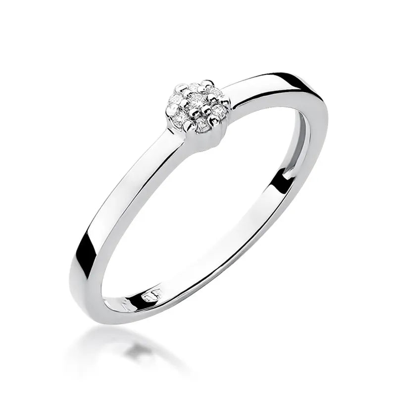 zlatý prsteň s diamantmi 0,035 ct w0100-diw-01