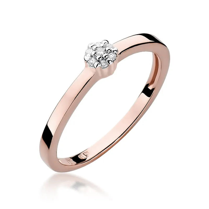 zlatý prsteň s diamantmi 0,035 ct w0100-diw-01