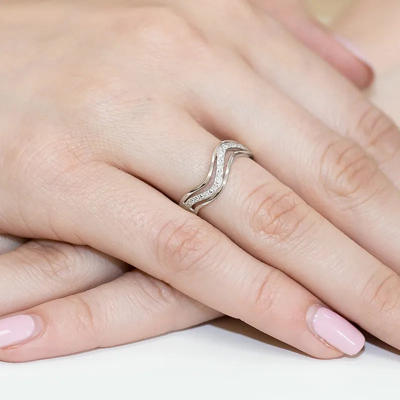 zlatý prsteň s diamantmi 0,06 ct w0116-diw-01