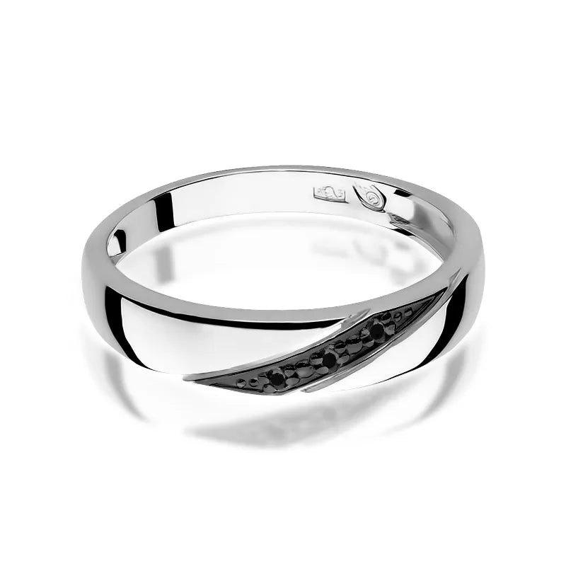 zlatý prsteň s 0,015 ct čiernymi diamantmi w0118-dib-02