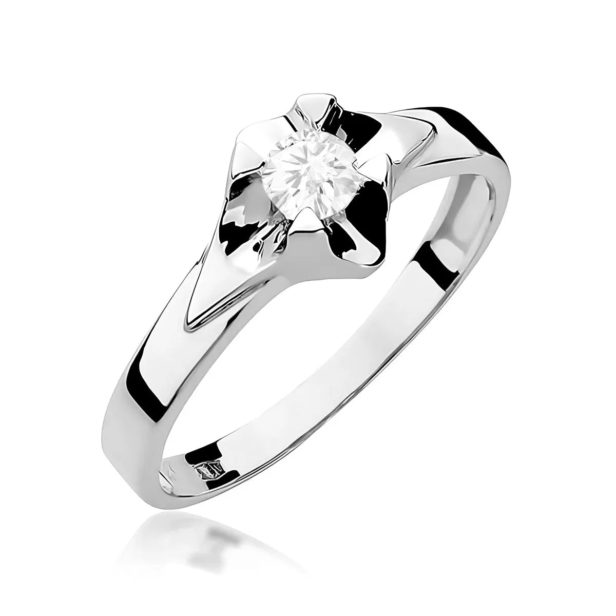 zlatý prsteň s 0,30 ct laboratórnym diamantom w0155-ldw-05
