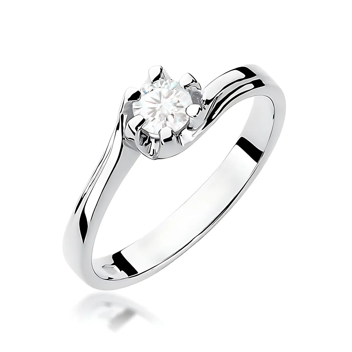 zlatý prsteň s diamantom 0,30 ct w0163-diw-03