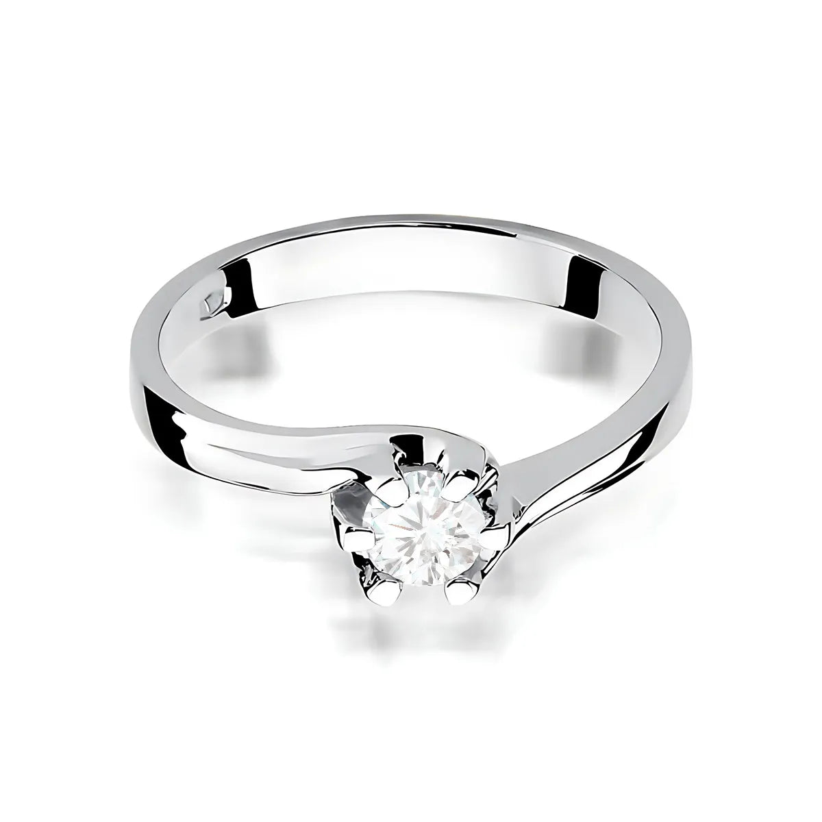 zlatý prsteň s diamantom 0,30 ct w0163-diw-03