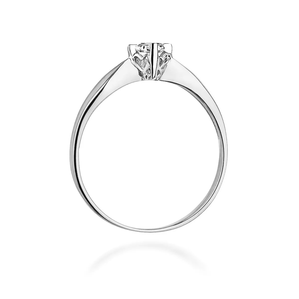 zlatý prsteň s diamantom 0,12 ct w0171-diw-01