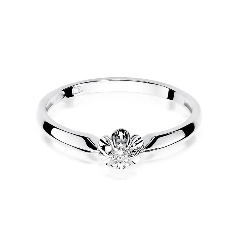 zlatý prsteň s diamantom 0,04 ct w0187-diw-01