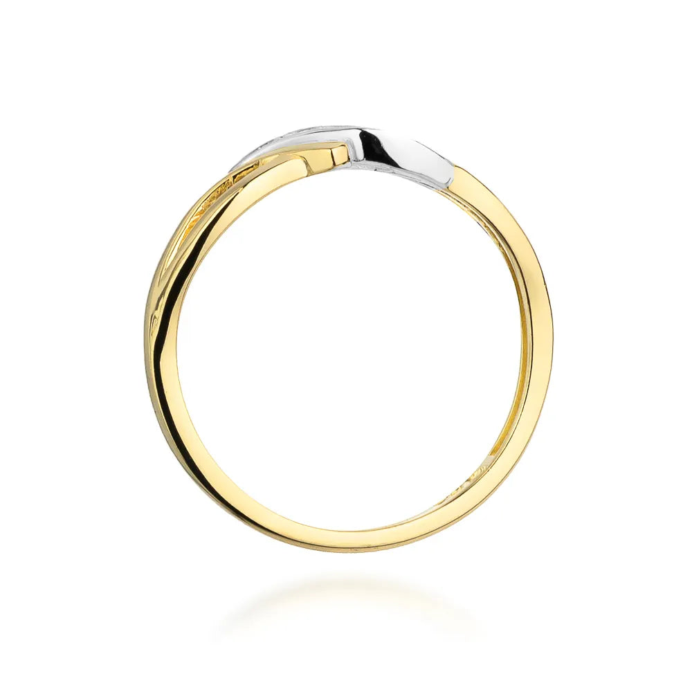 zlatý prsteň s diamantmi 0,015 ct w0192-diw-01