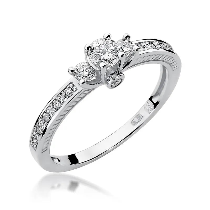 zlatý prsteň s diamantmi 0,20 ct a 0,215 ct w0199-diw-01
