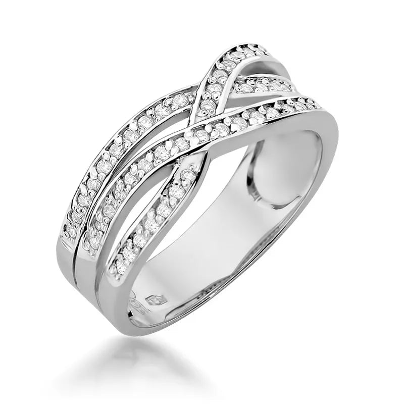 zlatý prsteň s diamantmi 0,265 ct w0215-diw-01