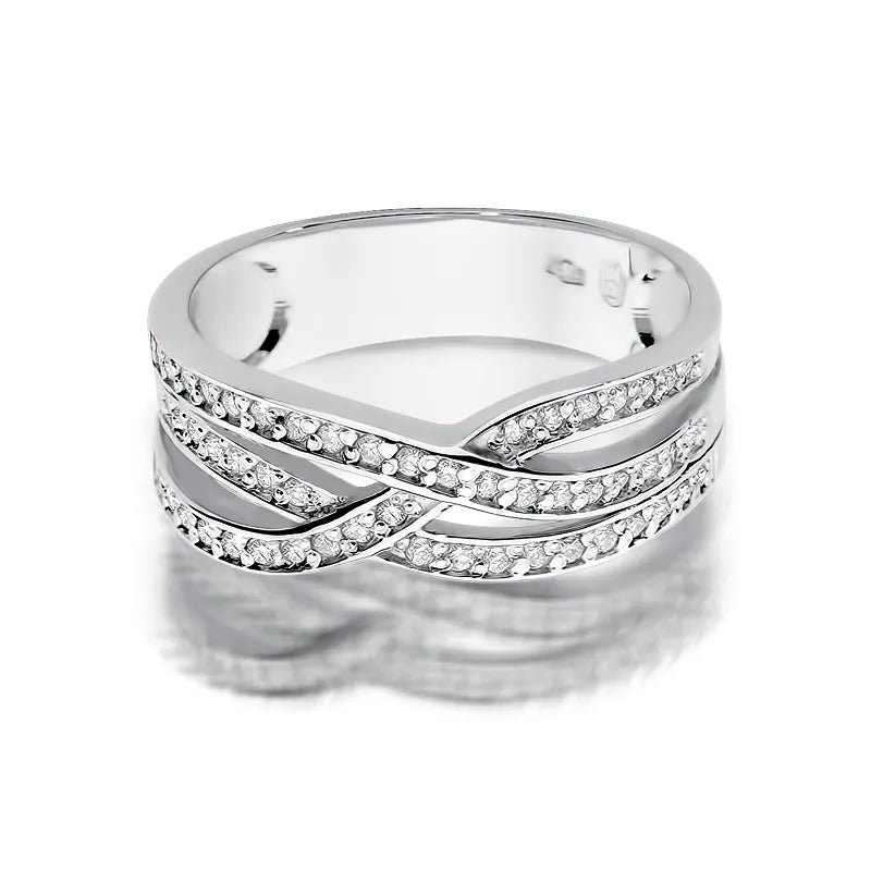 zlatý prsteň s diamantmi 0,265 ct w0215-diw-01