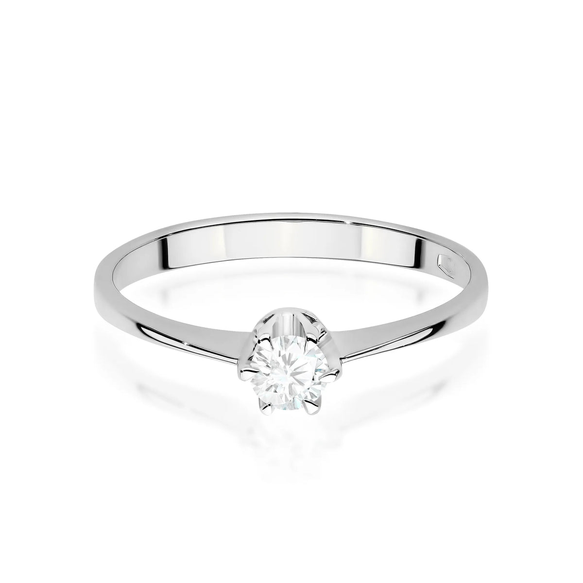 zlatý prsteň s 0,20 ct laboratórnym diamantom w0220-ldw-04