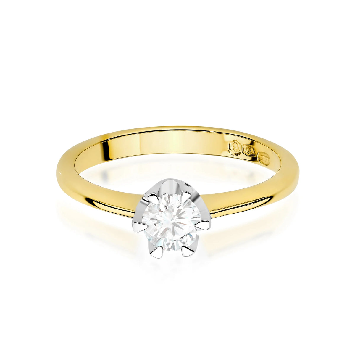zlatý prsteň s diamantom 0,70 ct w0220-diw-11