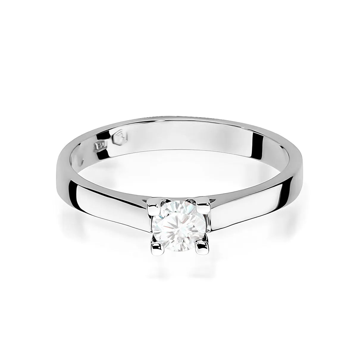 zlatý prsteň s diamantom 0,30 ct w0221-diw-07