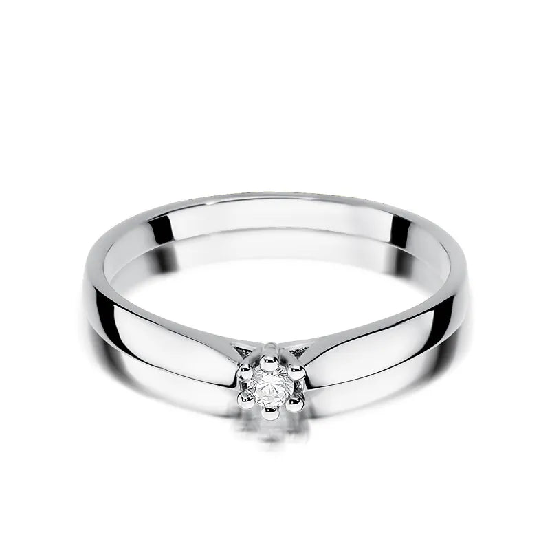 zlatý prsteň s diamantom 0,04 ct w0222-diw-01