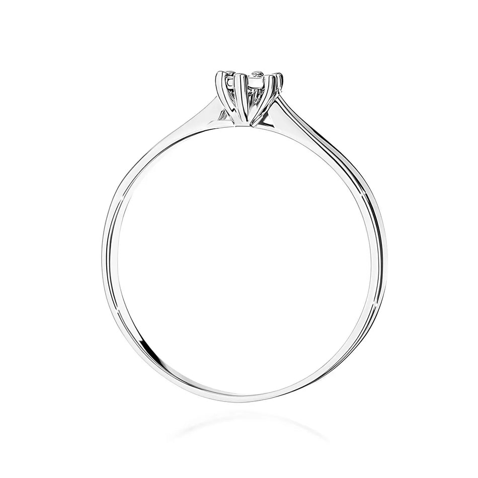 zlatý prsteň s diamantom 0,01 ct w0222-diw-12