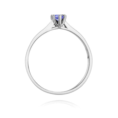 zlatý prsteň s 0,15 ct tanzanitom w0222-tap-02