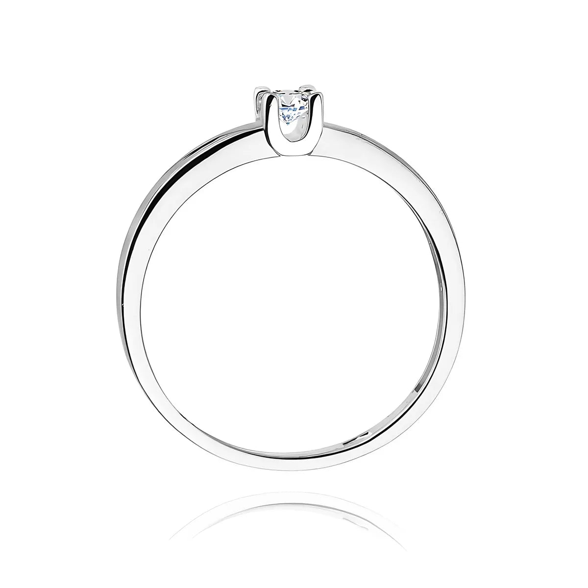 zlatý prsteň s diamantom 0,08 ct w0225-diw-01