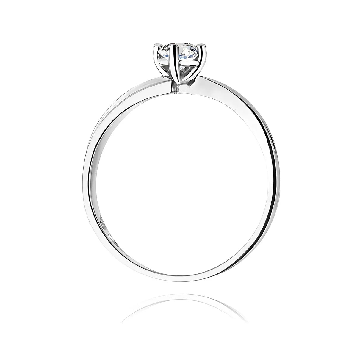 zlatý prsteň s diamantom 0,25 ct w0231-diw-04