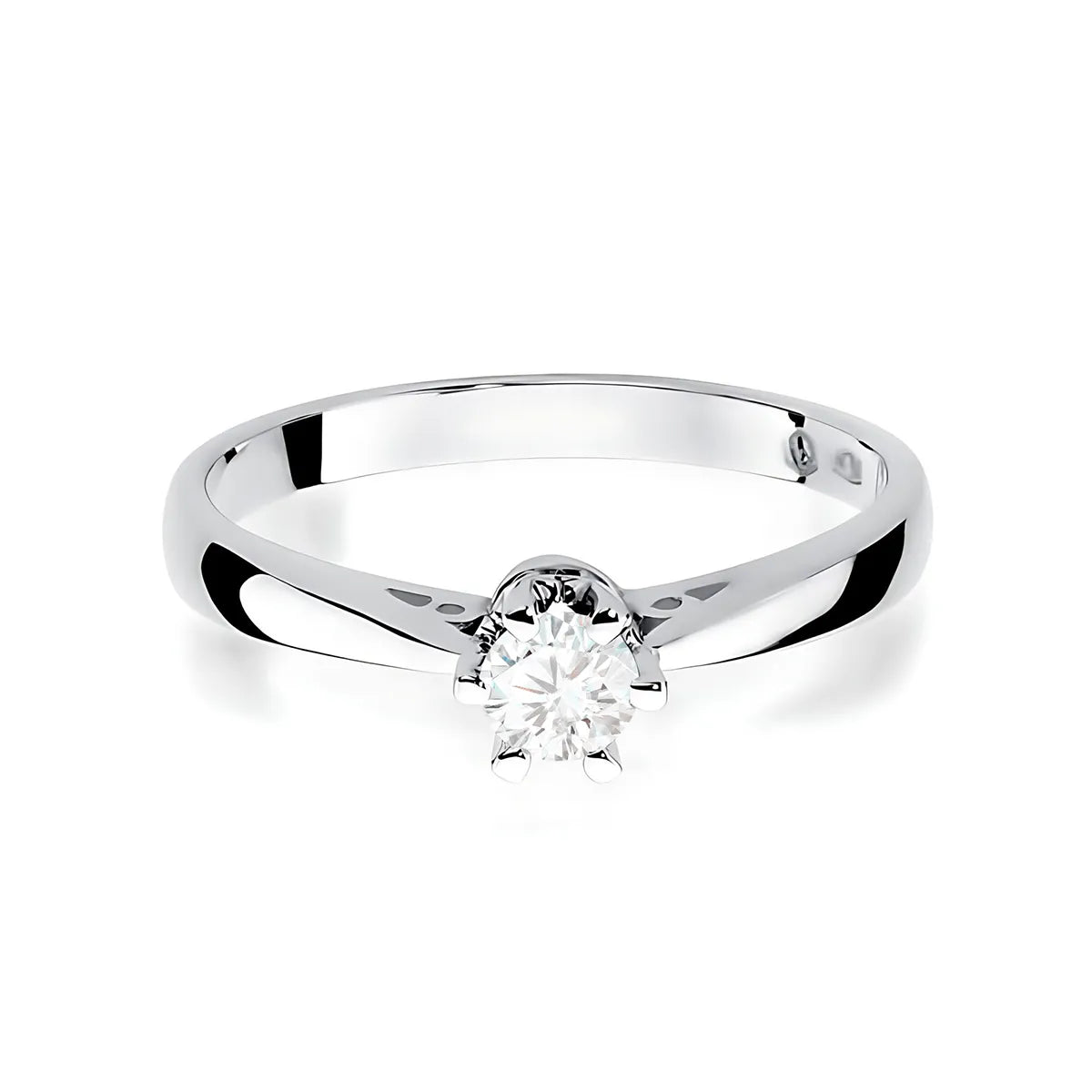 zlatý prsteň s diamantom 0,25 ct w0234-diw-03