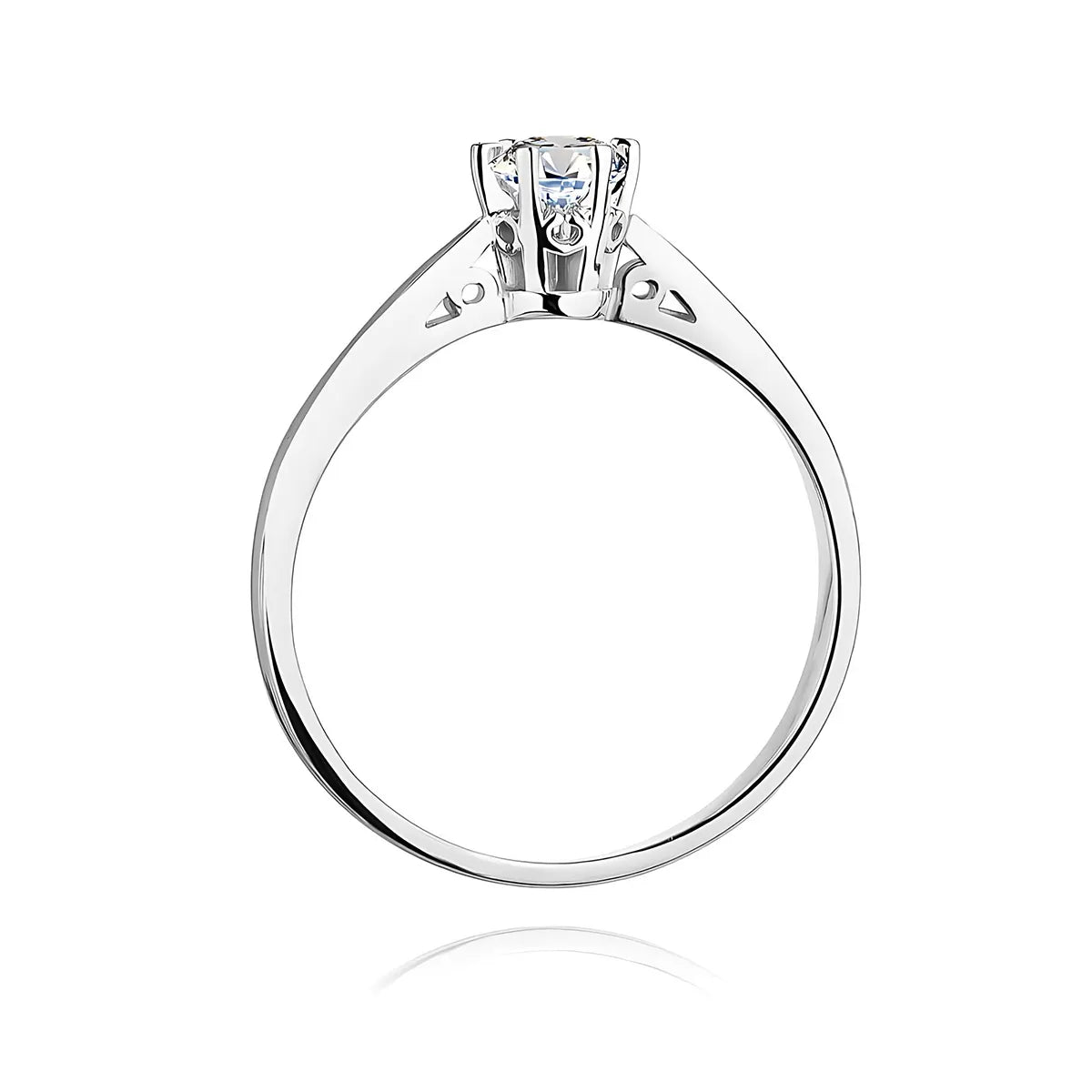 zlatý prsteň s diamantom 0,25 ct w0234-diw-03