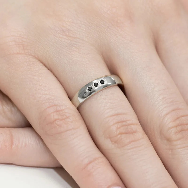 zlatý prsteň s 0,044 ct čiernymi diamantmi w0235-dib-01