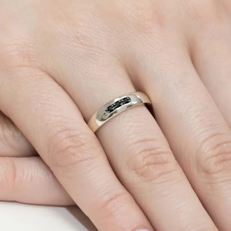 zlatý prsteň s 0,044 ct čiernymi diamantmi w0235-dib-02