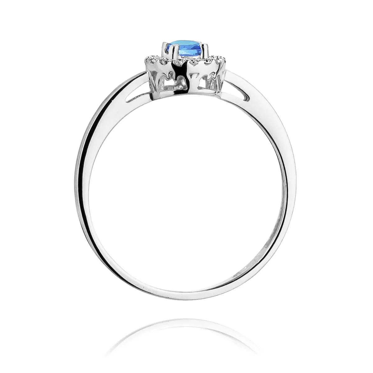 zlatý prsteň s 0,15 ct topásom a 0,08 ct diamantmi w0238-tob-01