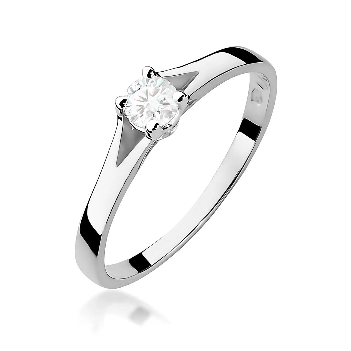 zlatý prsteň s diamantom 0,20 ct w0240-diw-01