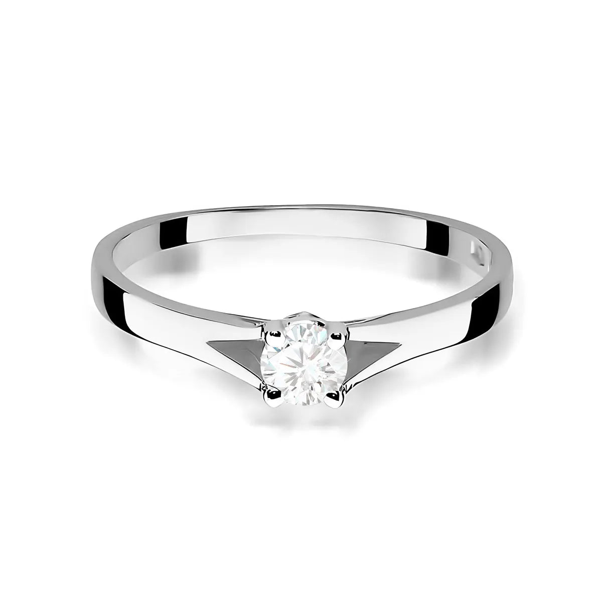 zlatý prsteň s diamantom 0,20 ct w0240-diw-01