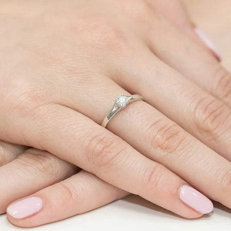 zlatý prsteň s diamantom 0,20 ct w0240-diw-01