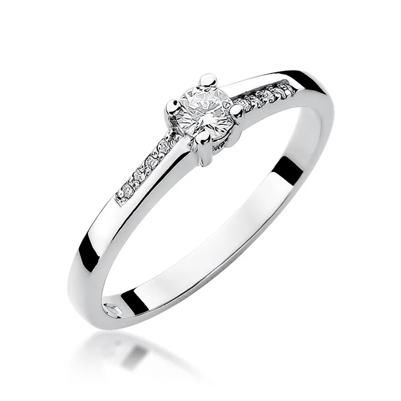 zlatý prsteň s diamantmi 0,15 ct a 0,04 ct w0258-diw-01