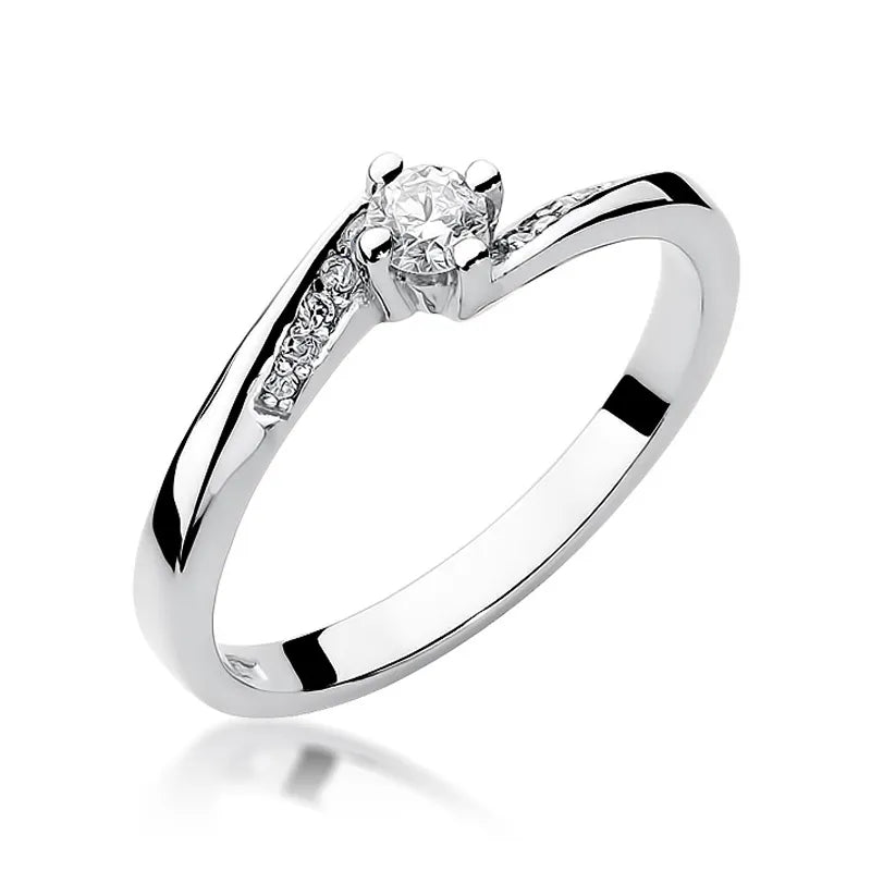 zlatý prsteň s diamantmi 0,15 ct a 0,04 ct w0262-diw-02
