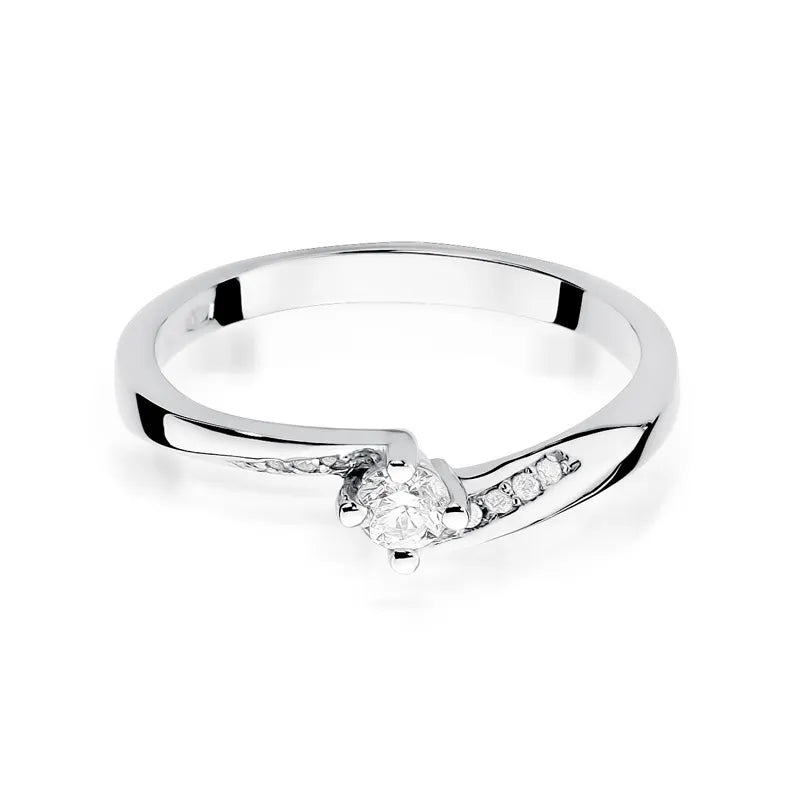 zlatý prsteň s diamantmi 0,15 ct a 0,04 ct w0262-diw-02