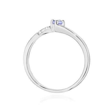 zlatý prsteň s 0,15 ct tanzanitom a 0,04 ct diamantmi w0262-tap-01
