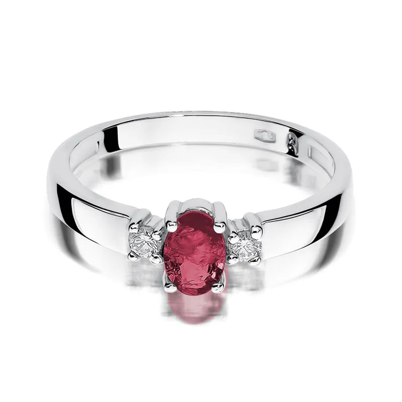 zlatý prsteň s 0,60 ct rubínom a 0,08 ct diamantmi w0264-rur-01