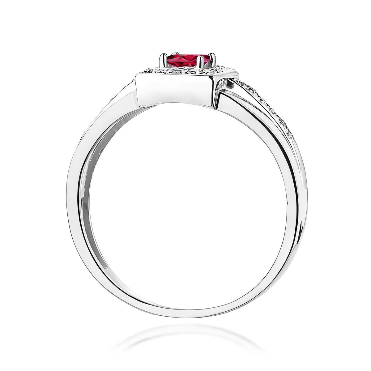 zlatý prsteň s 0,20 ct rubínom a 0,14 ct diamantmi w0271-rur-01