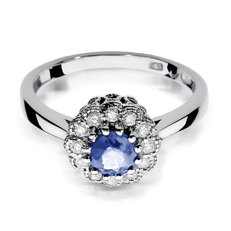 zlatý prsteň s 0,50 ct tanzanitom a 0,174 ct diamantmi w0284-tap-01