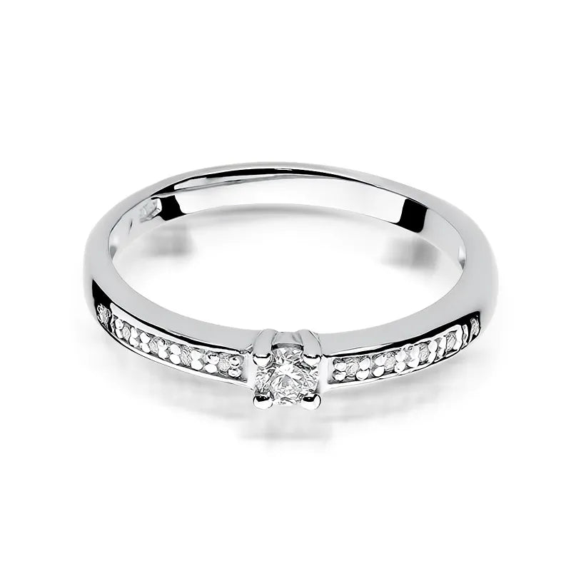 zlatý prsteň s diamantmi 0,08 ct a 0,05 ct w0288-diw-01