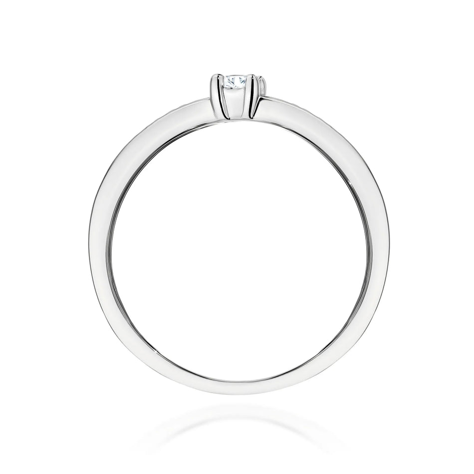 zlatý prsteň s 0,08 ct laboratórnymi a 0,05 ct laboratórnymi diamantmi w0288-ldw-01