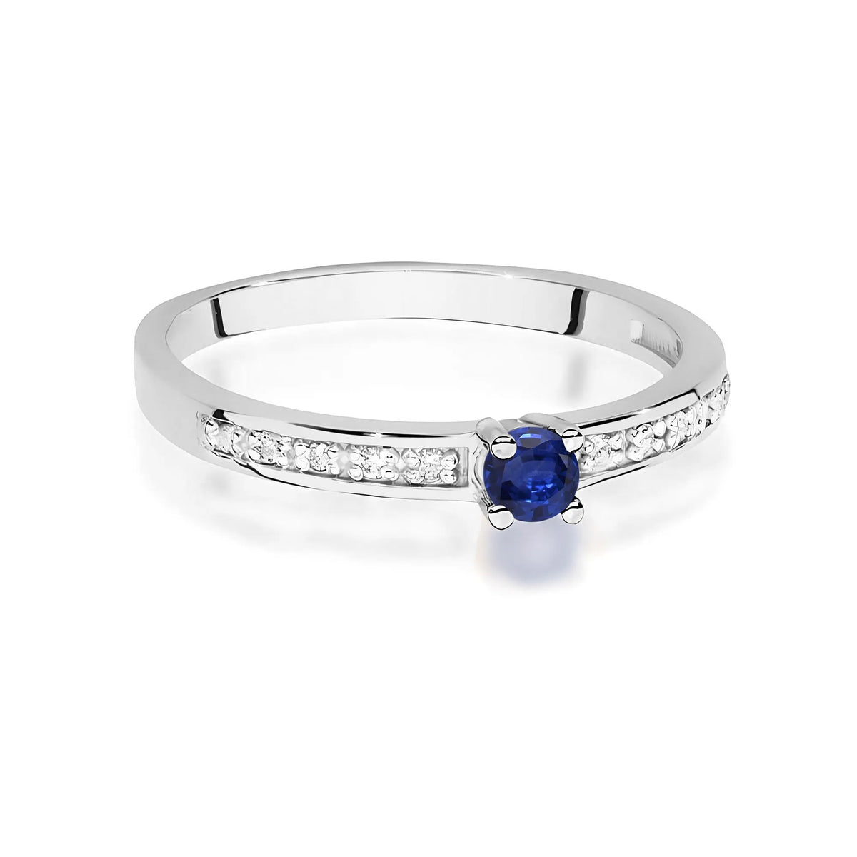 zlatý prsteň s 0,15 ct zafírom a 0,05 ct diamantmi w0288-sab-01