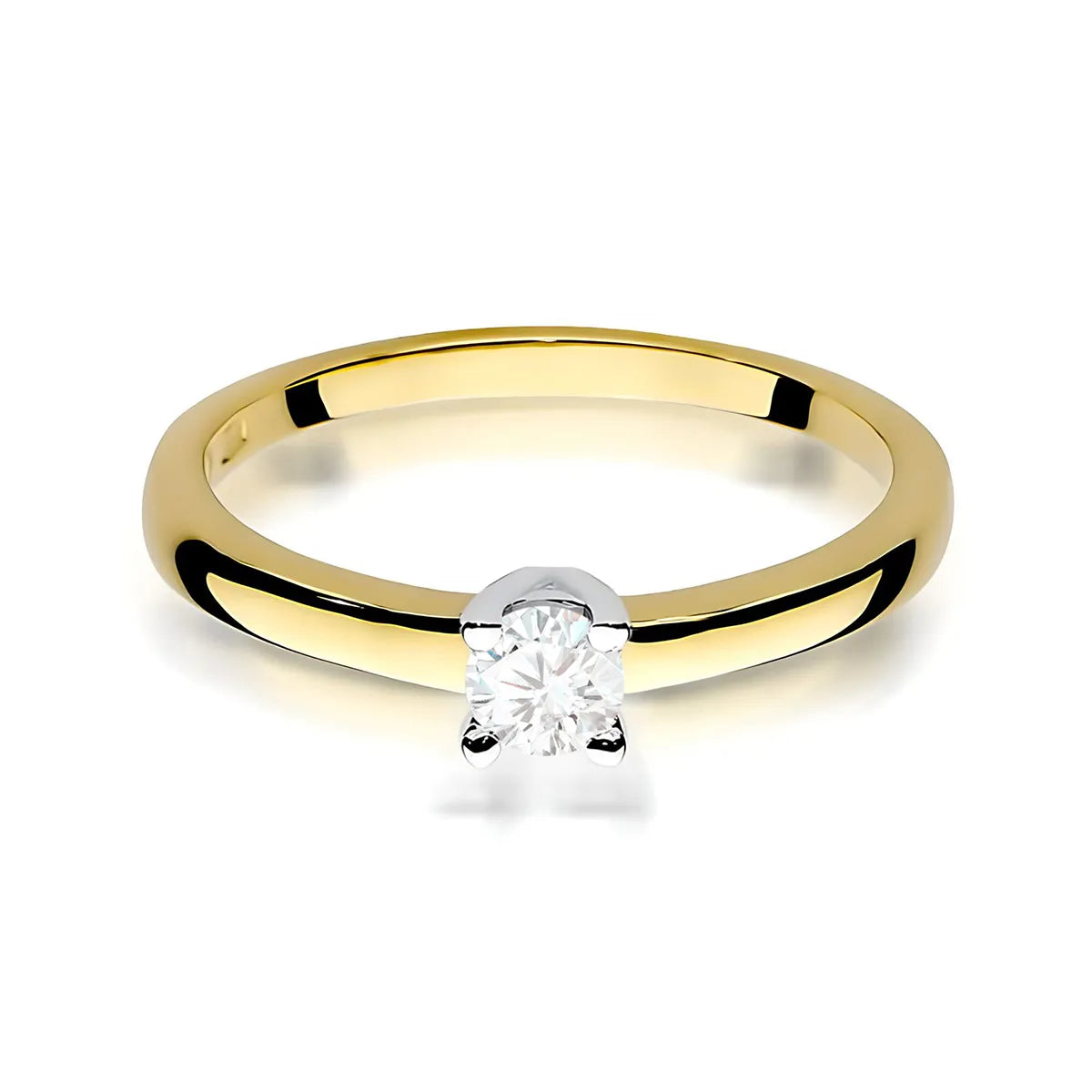 zlatý prsteň s 0,25 ct laboratórnym diamantom w0292-ldw-03