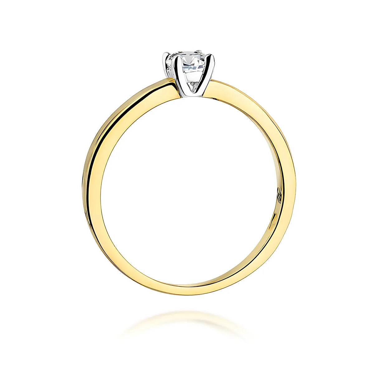 zlatý prsteň s 0,25 ct laboratórnym diamantom w0292-ldw-03