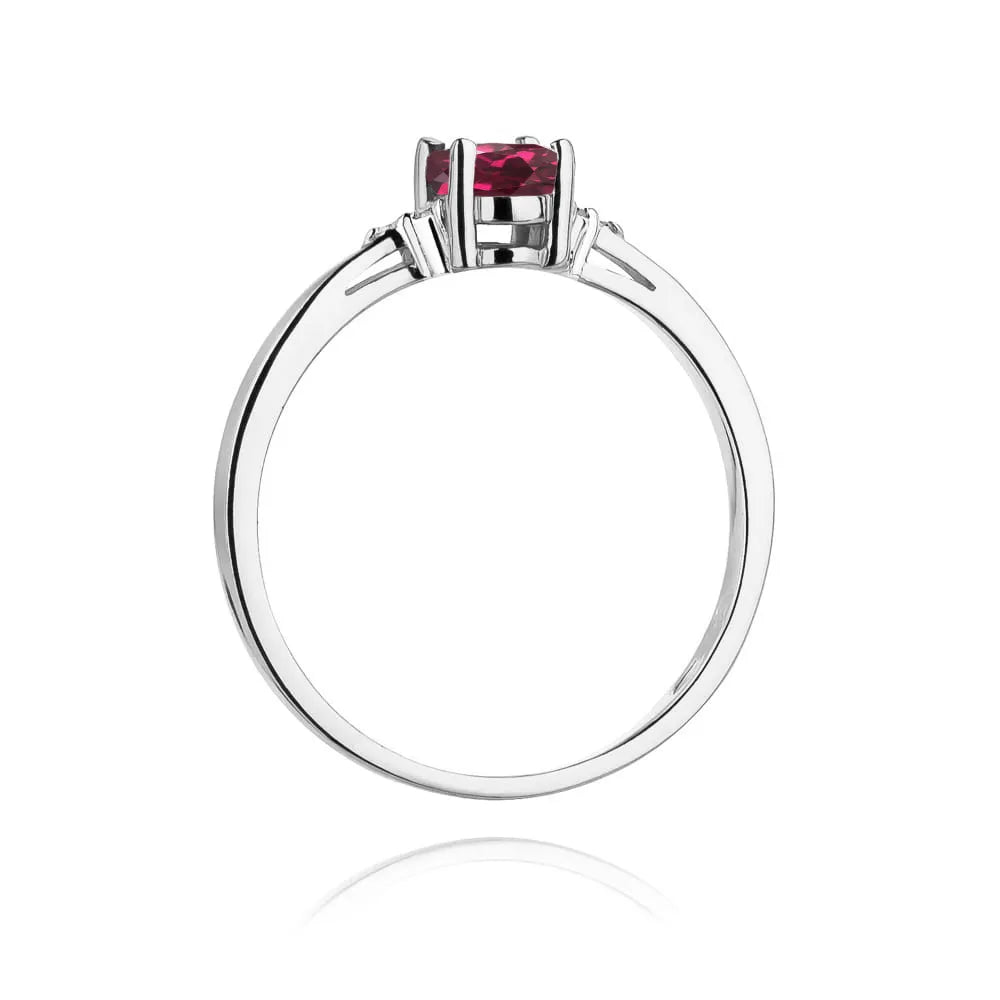 zlatý prsteň s 0,50 ct rodolitom a 0,052 ct diamantmi w0301-rhr-01