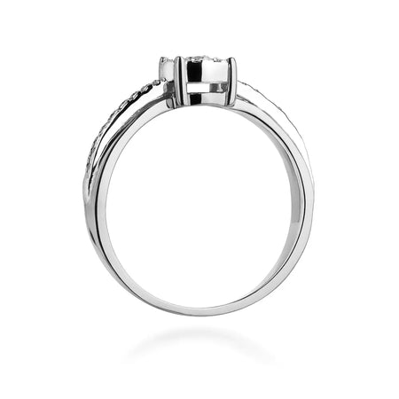 zlatý prsteň s diamantmi 0,08 ct a 0,178 ct w0302-diw-01