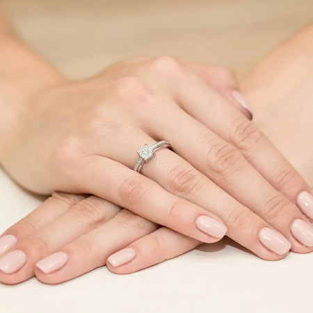 zlatý prsteň s diamantmi 0,08 ct a 0,178 ct w0302-diw-01